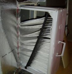 hvac air flow filter comb collapse iaq
